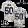 Camo Embroidered Jonathan Luigs Cincinnati Bengals #50 Stitched Jersey