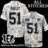 Camo Embroidered Markus Bailey Cincinnati Bengals #51 Stitched Jersey