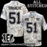 Camo Embroidered Jayson DiManche Cincinnati Bengals #51 Stitched Jersey