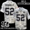 Camo Embroidered Billy Granville Cincinnati Bengals #52 Stitched Jersey