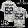 Camo Embroidered Dave Rimington Cincinnati Bengals #52 Stitched Jersey