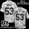 Camo Embroidered Michael Boley Cincinnati Bengals #53 Stitched Jersey