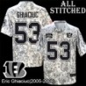 Camo Embroidered Eric Ghiaciuc Cincinnati Bengals #53 Stitched Jersey