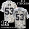 Camo Embroidered Vincent Rey Cincinnati Bengals #53 Stitched Jersey