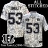 Camo Embroidered Tom Tumulty Cincinnati Bengals #53 Stitched Jersey