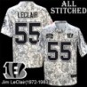 Camo Embroidered Jim LeClair Cincinnati Bengals #55 Stitched Jersey