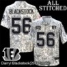 Camo Embroidered Darryl Blackstock Cincinnati Bengals #56 Stitched Jersey