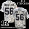 Camo Embroidered Roddrick Muckelroy Cincinnati Bengals #56 Stitched Jersey