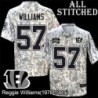 Camo Embroidered Reggie Williams Cincinnati Bengals #57 Stitched Jersey