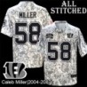 Camo Embroidered Caleb Miller Cincinnati Bengals #58 Stitched Jersey
