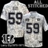 Camo Embroidered Larry Ely Cincinnati Bengals #59 Stitched Jersey
