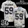 Camo Embroidered Armegis Spearman Cincinnati Bengals #59 Stitched Jersey