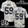Camo Embroidered Nick Vigil Cincinnati Bengals #59 Stitched Jersey
