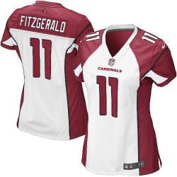 FITZGERALD Arizona #11 Womens Football Jersey - Larry Fitzgerald Womens Football Jersey (White)_Free Shipping
