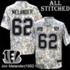 Camo Embroidered Jon Melander Cincinnati Bengals #62 Stitched Jersey