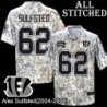 Camo Embroidered Alex Sulfsted Cincinnati Bengals #62 Stitched Jersey