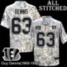 Camo Embroidered Guy Dennis Cincinnati Bengals #63 Stitched Jersey