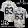 Camo Embroidered Mike Goff Cincinnati Bengals #63 Stitched Jersey