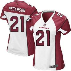 PETERSON Arizona #21 Womens Football Jersey - Patrick Peterson Womens Football Jersey (White)_Free Shipping