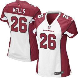 WELLS Arizona #26 Womens Football Jersey - Chris Wells Womens Football Jersey (Red)_Free Shipping