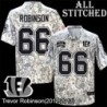 Camo Embroidered Trevor Robinson Cincinnati Bengals #66 Stitched Jersey