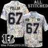 Camo Embroidered Mike Pollak Cincinnati Bengals #67 Stitched Jersey