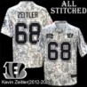 Camo Embroidered Kevin Zeitler Cincinnati Bengals #68 Stitched Jersey