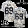 Camo Embroidered Zach Kerr Cincinnati Bengals #69 Stitched Jersey