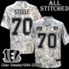Camo Embroidered Glen Steele Cincinnati Bengals #70 Stitched Jersey