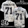 Camo Embroidered Mike Hammerstein Cincinnati Bengals #71 Stitched Jersey