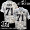 Camo Embroidered Pete Koch Cincinnati Bengals #71 Stitched Jersey