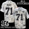 Camo Embroidered Riley Reiff Cincinnati Bengals #71 Stitched Jersey