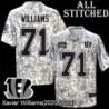 Camo Embroidered Xavier Williams Cincinnati Bengals #71 Stitched Jersey