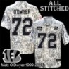 Camo Embroidered Matt O'Dwyer Cincinnati Bengals #72 Stitched Jersey