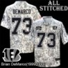 Camo Embroidered Brian DeMarco Cincinnati Bengals #73 Stitched Jersey