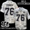 Camo Embroidered Frank Cornish Cincinnati Bengals #76 Stitched Jersey