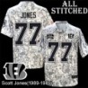 Camo Embroidered Scott Jones Cincinnati Bengals #77 Stitched Jersey
