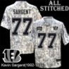 Camo Embroidered Kevin Sargent Cincinnati Bengals #77 Stitched Jersey