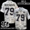 Camo Embroidered Bill Berthusen Cincinnati Bengals #79 Stitched Jersey
