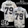 Camo Embroidered Lamar Rogers Cincinnati Bengals #79 Stitched Jersey