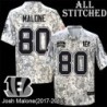 Camo Embroidered Josh Malone Cincinnati Bengals #80 Stitched Jersey