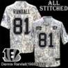 Camo Embroidered Dennis Randall Cincinnati Bengals #81 Stitched Jersey