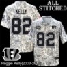 Camo Embroidered Reggie Kelly Cincinnati Bengals #82 Stitched Jersey