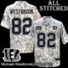 Camo Embroidered Michael Westbrook Cincinnati Bengals #82 Stitched Jersey