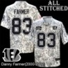 Camo Embroidered Danny Farmer Cincinnati Bengals #83 Stitched Jersey