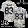 Camo Embroidered Steve Holden Cincinnati Bengals #83 Stitched Jersey