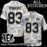 Camo Embroidered Dave Romasko Cincinnati Bengals #83 Stitched Jersey