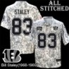 Camo Embroidered Bill Staley Cincinnati Bengals #83 Stitched Jersey