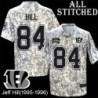 Camo Embroidered Jeff Hill Cincinnati Bengals #84 Stitched Jersey