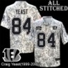 Camo Embroidered Craig Yeast Cincinnati Bengals #84 Stitched Jersey